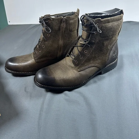 Timberland Men's Dark Brown Lace-Up Boots - Picture 5 of 10